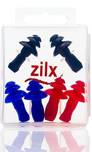 Zilx Earplugs:Back Sleeping, Swimming, Shooting, Musicians, Concerts, Work &amp; &amp;