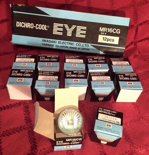 NOS Eye Dichro-Cool MR16CG/24V JR7553 50 W Case of 12 Bulbs New Condition