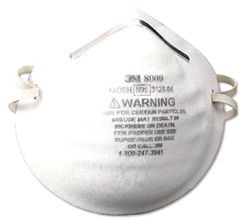 3m 8000 particle respirator n95, 30-pack for sale