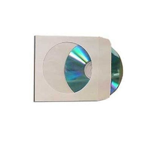 6000 Paper CD DVD R CDR Sleeve Window Flap Envelope New