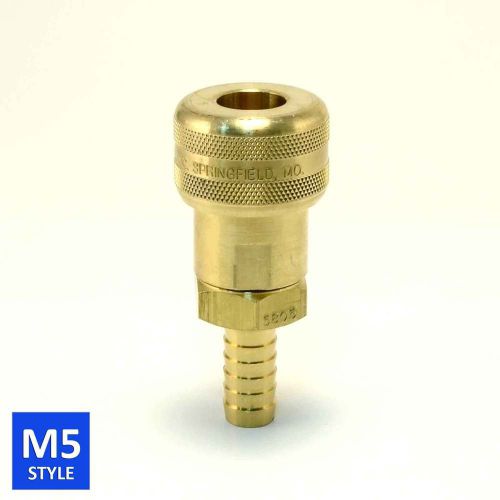 Foster 5 series brass quick coupler 1/2 body 1/2 hose barb air water fittings for sale