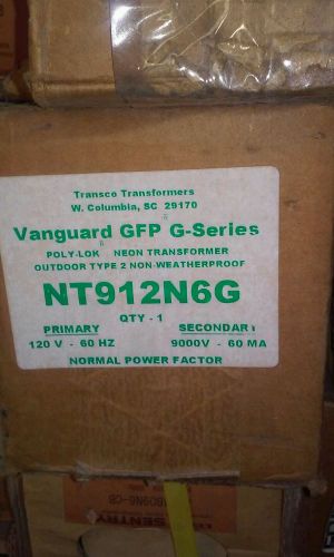 Transco Neon transformer Vanguard Gfp G-series NT912N6G
