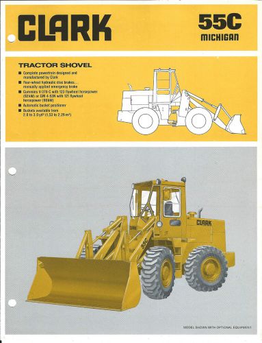 Equipment Brochure - Clark - Michigan - 55C - Wheel Loader - c1979 (E3092)