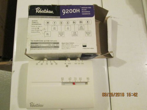 ROBERTSHAW 9200H DELUXE MECHANICAL THERMOSTAT