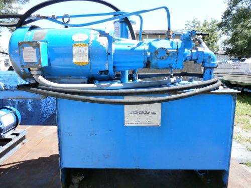 Hydraulic power unit w/ vickers pump &amp; baldor motor, hp 10, psi:1500, 230/460v for sale