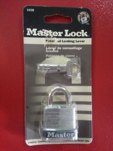 Master Lock -Key Lock 105D 1-1/8 &#034; (29mm)  BRAND NEW