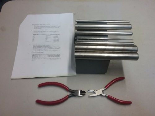 RHIN -O- TUFF set of coil guides all 9 sizes with cutter and crimper