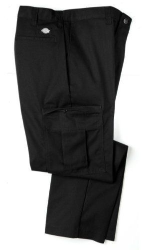 Dickies 2112372BK Mens Premium Industrial Cargo Pant, Black, Size 40X34