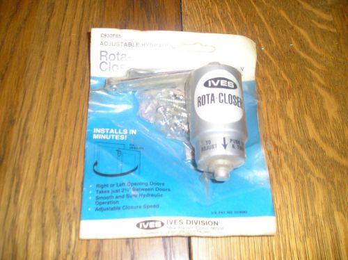 ROTA-CLOSER SCREEN/STORM  DOOR CLOSER NEW IN THE BOX MADE BY IVES