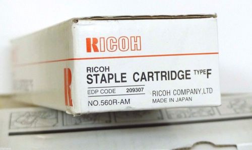 New Ricoh Staple Cartridge Type F NO. 560R-AM 1-Full Box &amp; a 3/4 Full Box