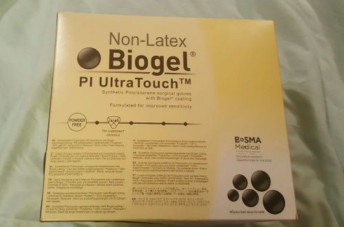 New Molnlycke Biogel 41180 PI Non Latex Surgical Glove Size 8 - 50 Pairs