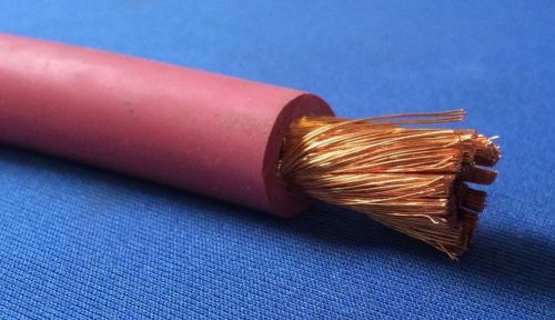 1/0 welding cable / battery cable red new usa made 250&#039; reel for sale
