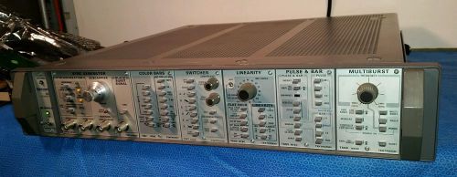 TEKTRONIX 1410 SYNC GENERATOR SPG2A TSG7 COLOR BARS TSP1 SWITCHER TSG3 LINEARITY