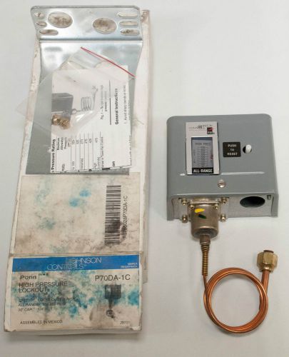 Johnson controls p70da-1c penn high pressure control lockout for sale