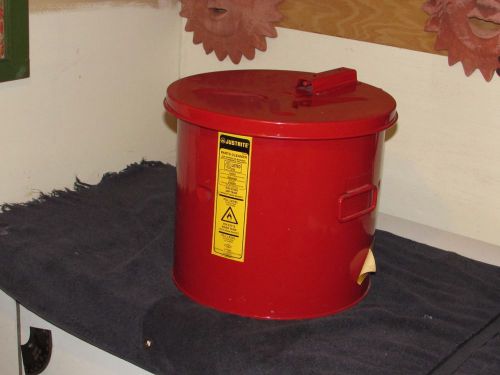 Justrite safety cleaning tank dip tank no. 27605 wash tank no. 27713 with basket for sale