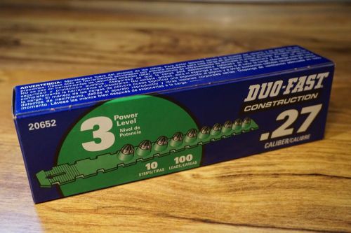 Duo-fast construction .27 caliber powder loads level 3 green 20652  for sale