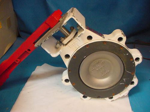 New Bray 6&#034; Butterfly Valve CF8M Stainless Steel Disc Seat RTFE PN 410600-110014