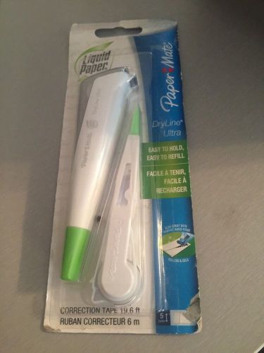 Paper Mate DryLine Liquid Paper Ultra Pen Style Tear-Proof Refillable Correction