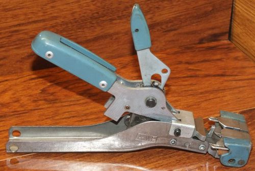 Vintage AMP Incorporated Picabond Crimping Tool Wide w/ Handle! (244271-1) *USA*