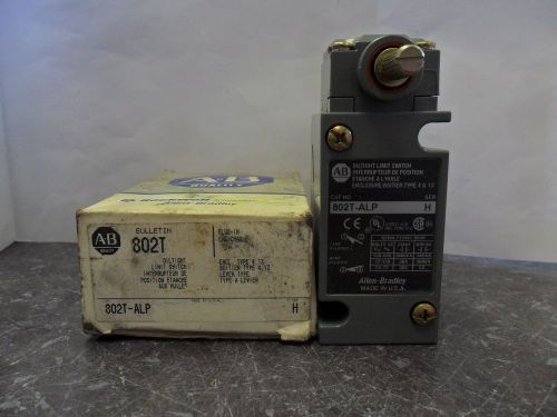 New Allen Bradley 802T-ALP Oiltight Limit Switch 802TALP Series H NIB