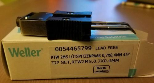 WELLER RTW2MS Soldering Tweezer, Micro, 1/32in.