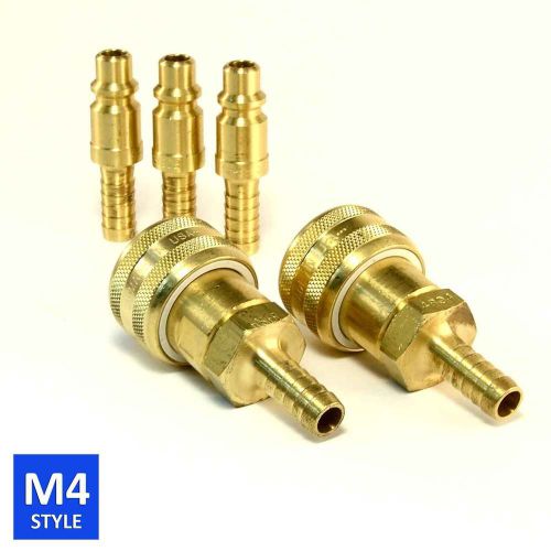 Foster 4 series brass quick couplers 3/8 body 3/8 hose barb air water fittings for sale