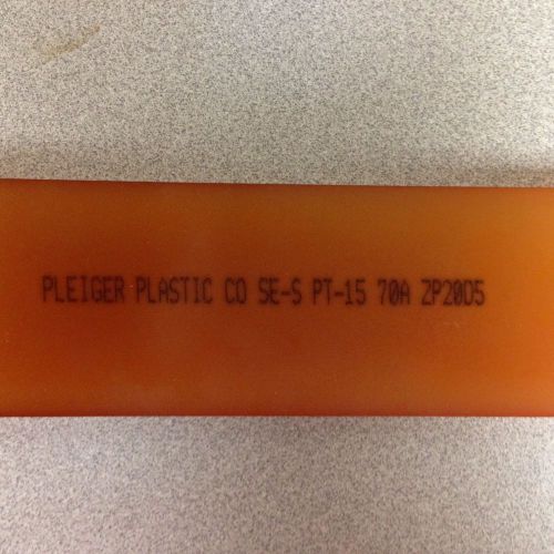 Pleiger pt15  70 duro  3/8&#034;x2&#034;x36&#034; screen printing squeegee blade for sale