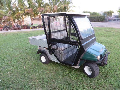 2012 club car carryall turf 1 golf cart setup as golf ball picker cab 2640 hrs for sale