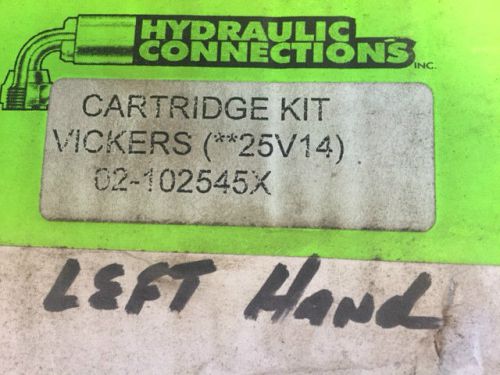 NEW Vickers 02-102545 X Cartridge Kit