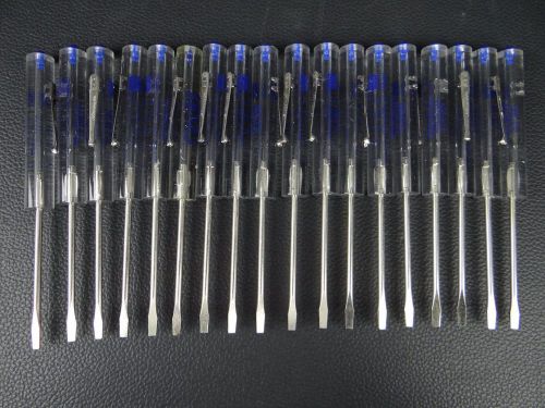 Lot of 18 PACE Flat Head Screw Drivers ISO 9001 Certified 1100-0230