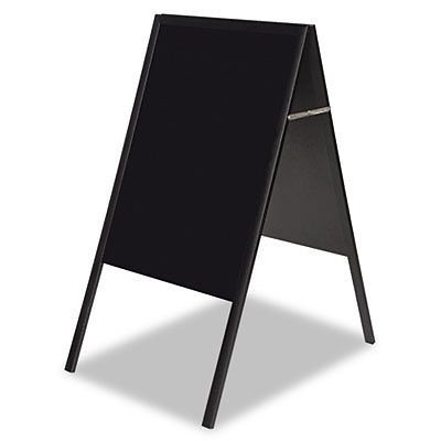 Magnetic wet erase board, 27x34 black, black wood frame, sold as 1 each for sale
