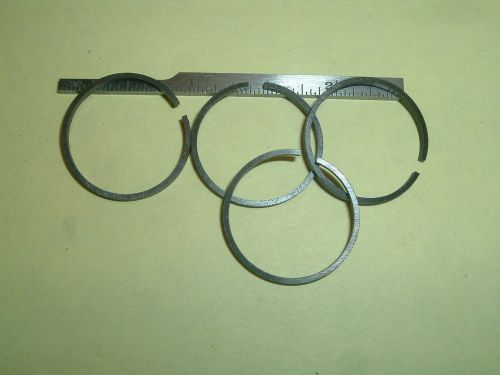 (4) 7/8&#034; Diameter 1/16&#034; wide .038 wall Piston Rings Model gas or Steam engines