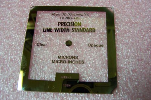 Precision Line Width Calibration Standard LWS-1