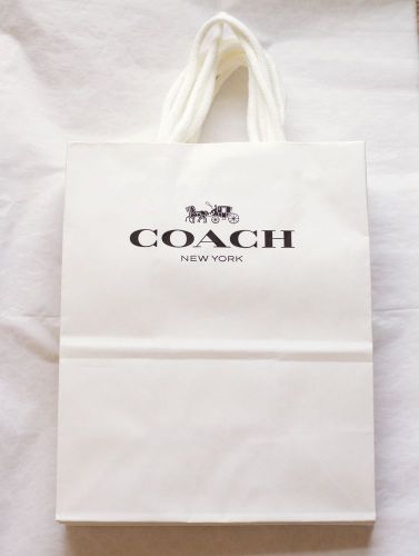 Set of 20 Coach Paper Shopping Bags 7.75 x 9.75 NEW