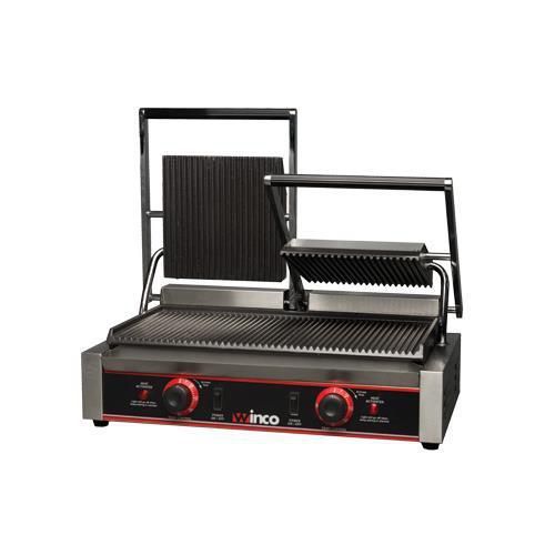 Winco epg-2 italian style panini grill for sale