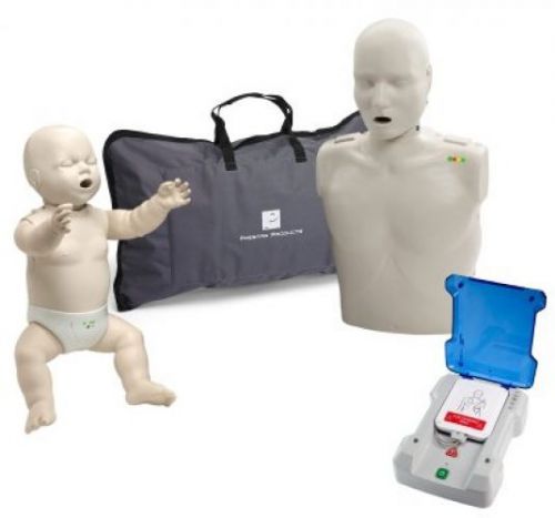 Prestan Family Adult Infant Child Monitor CPR AED Manikins Pk 10 Lung Bags Set