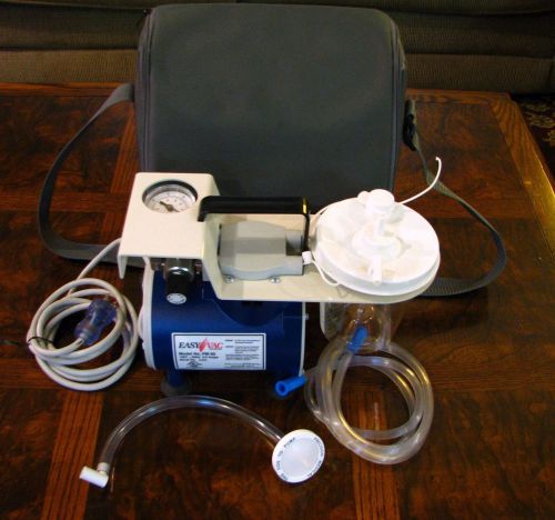 PRECISION MEDICAL PM 60 PM60 EASYVAC ASPIRATOR SUCTION PUMP AND ACCESSORIES