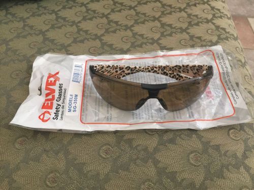 Elvex Safety Glasses Leopard New