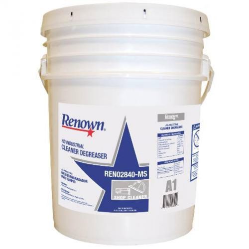 Industrial Cleaner Degreaser Heavy Duty 5GAL Renown Janitorial - Cleaners 107465