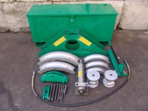 Greenlee 883 hydraulic bender 1 1/4 to 3 comes with a pump &amp; box nice shape for sale