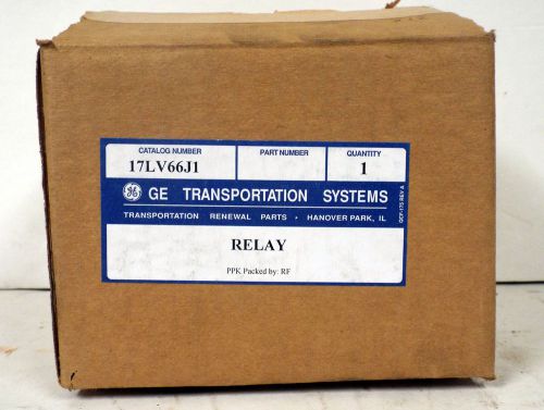 1 NEW GE TRANSPORTATION SYSTEMS 17LV66J1 RELAY