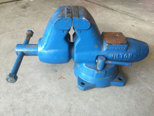 Wilton bullet combination bench/pipe vise w/ swivel base 3 1/2&#034; jaws usa made c0 for sale