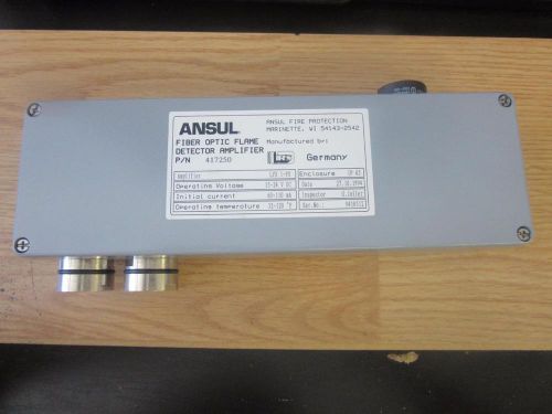 ANSUL Fiber Optic Flame Detector Amplifier 417250 LFX-1-FS