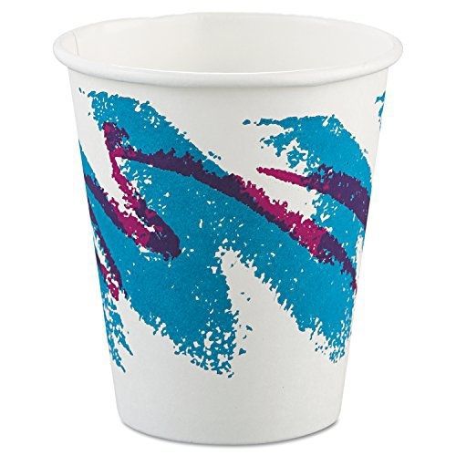 Solo Foodservice 376JZ-00055 Hot Cup, 6 oz, Jazz (Pack of 1000)