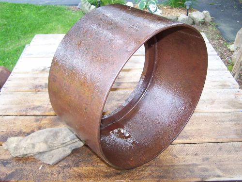 Old fuller johnson cast iron belt pulley hit miss gas engine motor steam magneto for sale