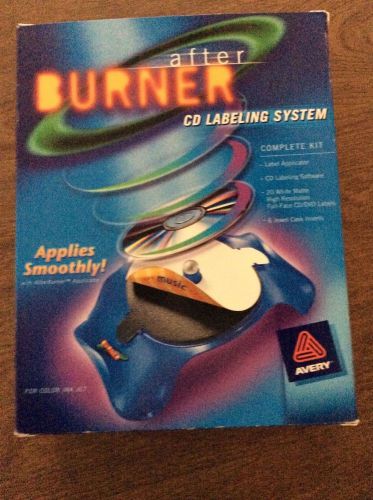 After Burner CD Labeling System By Avery