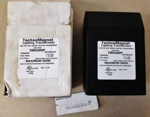 TechnoMagnet TMX500P Indoor Low Volt Lighting TRANSFORMER Maximum 500W