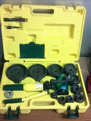 L.H. Dottie HPT-12Ton Hydraulic Punch Kit 1/2 - 4&#034; 12 ton Capacity Pre-owned