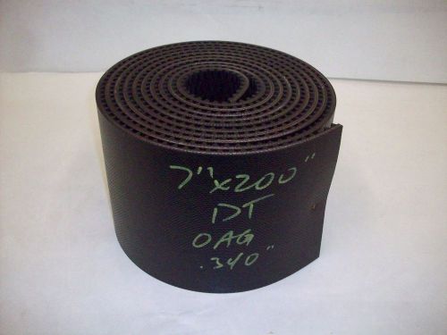 7&#034; x 200&#034; Conveyor round baler repair rubber incline flat flexco belt lacer