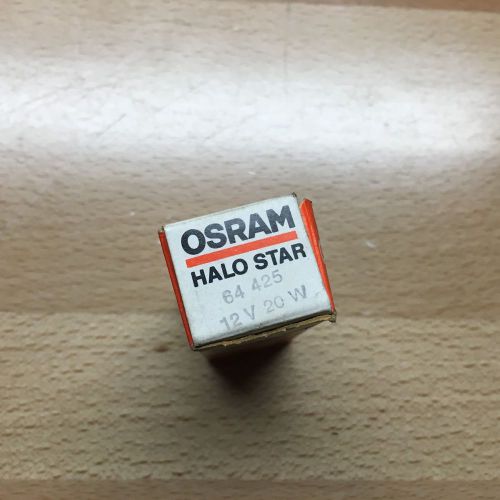 Osram Light Bulb 64-425 Clear Halogen Incandescent 20 watt 12 volt T3 Bi-Pin